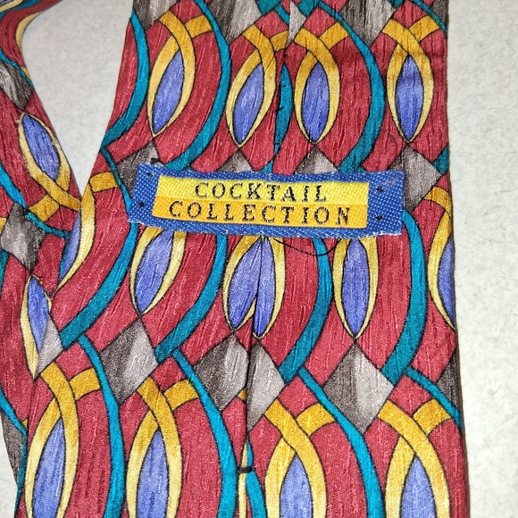 cocktail collection Other - Cocktail Collection "Tequila" Colorful Geometric Tie